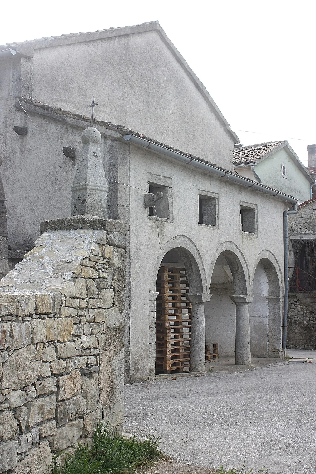 The loggia & granary
